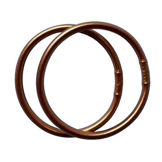 Pack Pulseras Pan de Oro Cobre Lisa