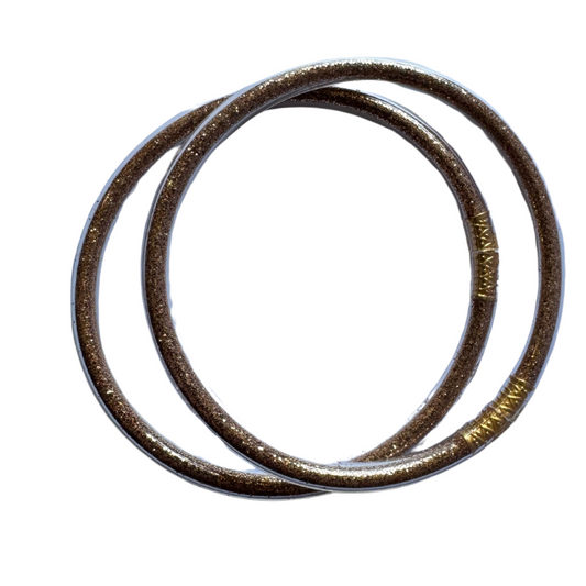 Pack Pulseras Pan de Oro Cobre Brillos