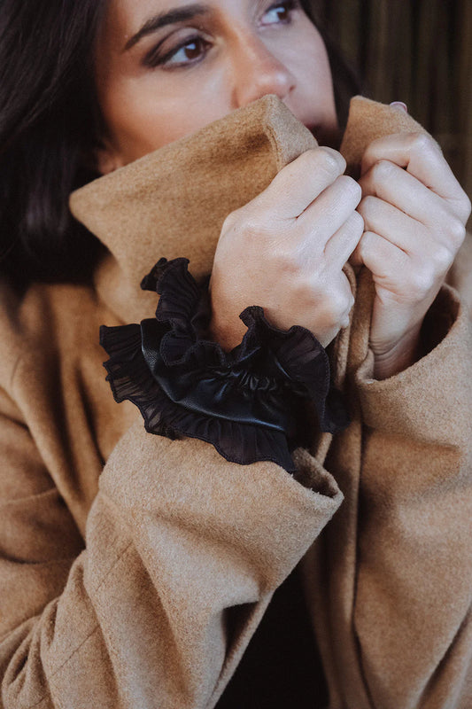 Bambita Savage Black Leather