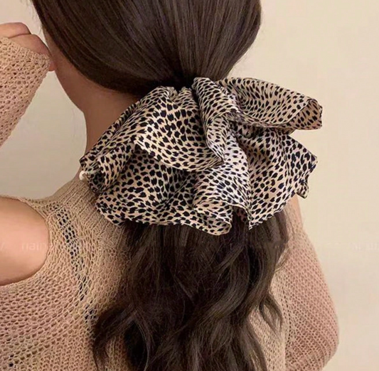 Colet animal print cafe liso