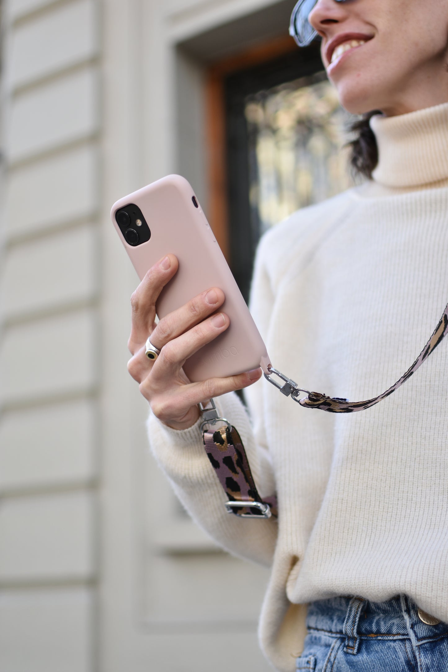 Carcasa iPhone Silicona Rosa