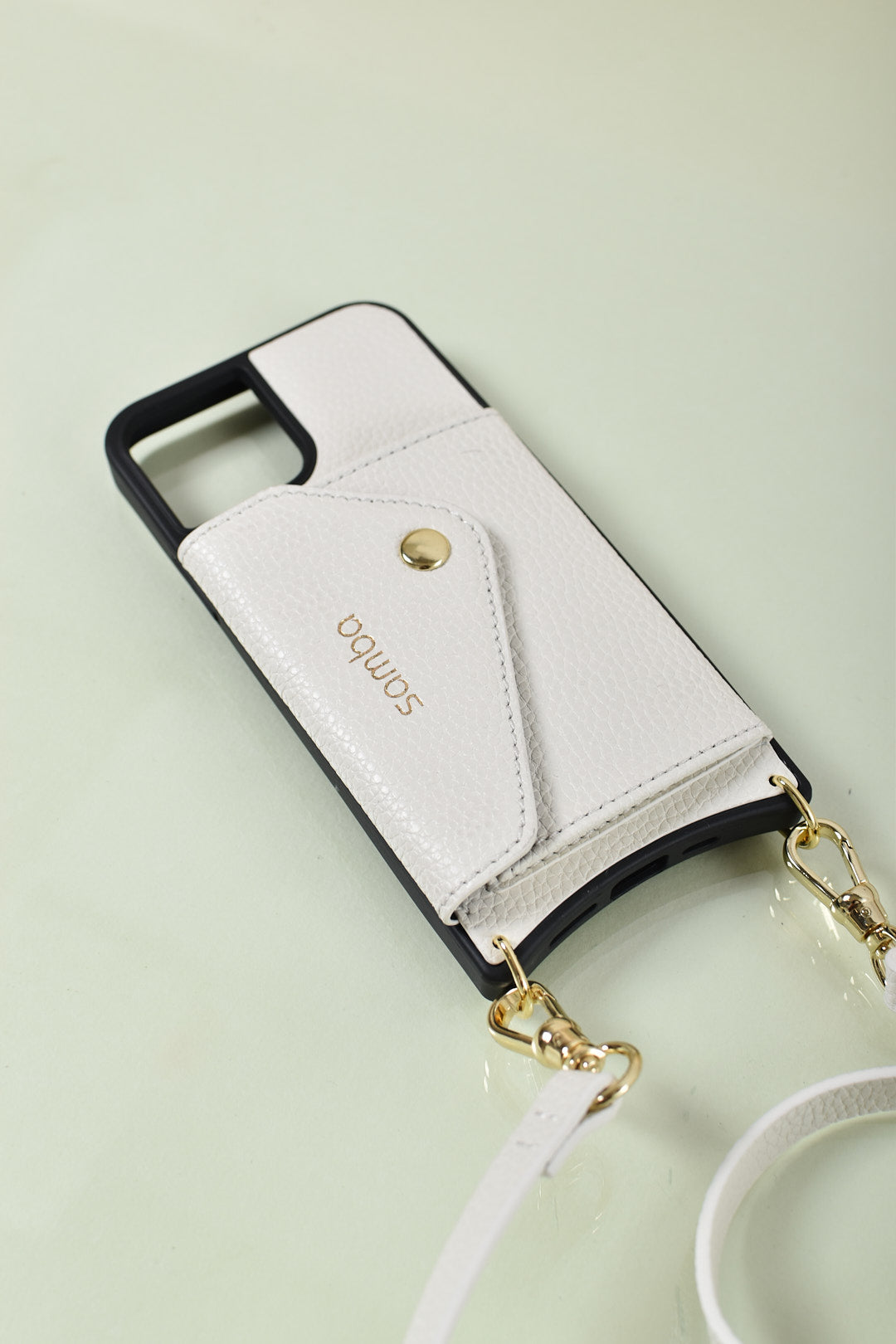 Carcasa iPhone Cuero Vegano Blanco