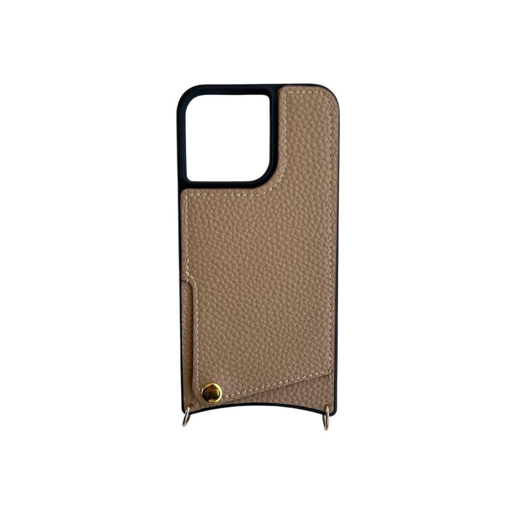 Carcasa iPhone Ecocuero Beige