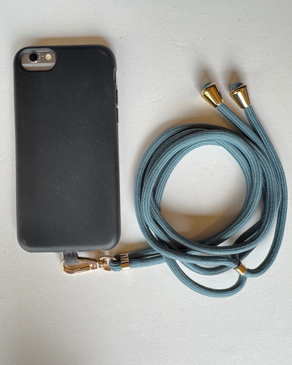 Adaptador y Cuerda Larga Verde Azulado