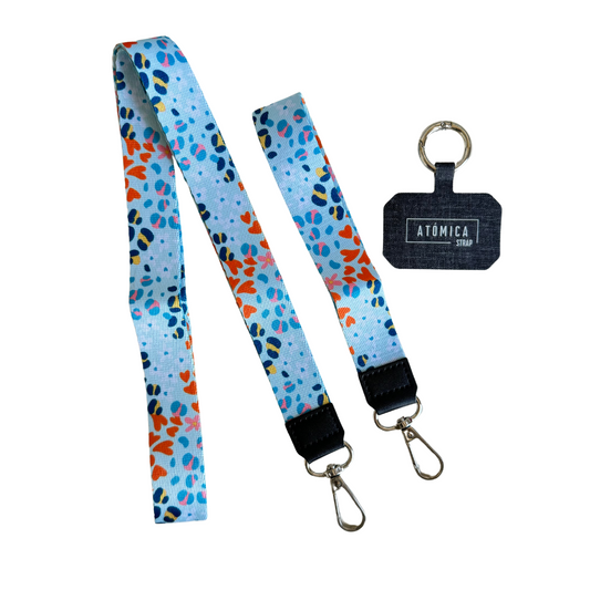 Lanyard Print Celeste