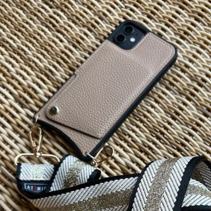 Carcasa iPhone Ecocuero Beige