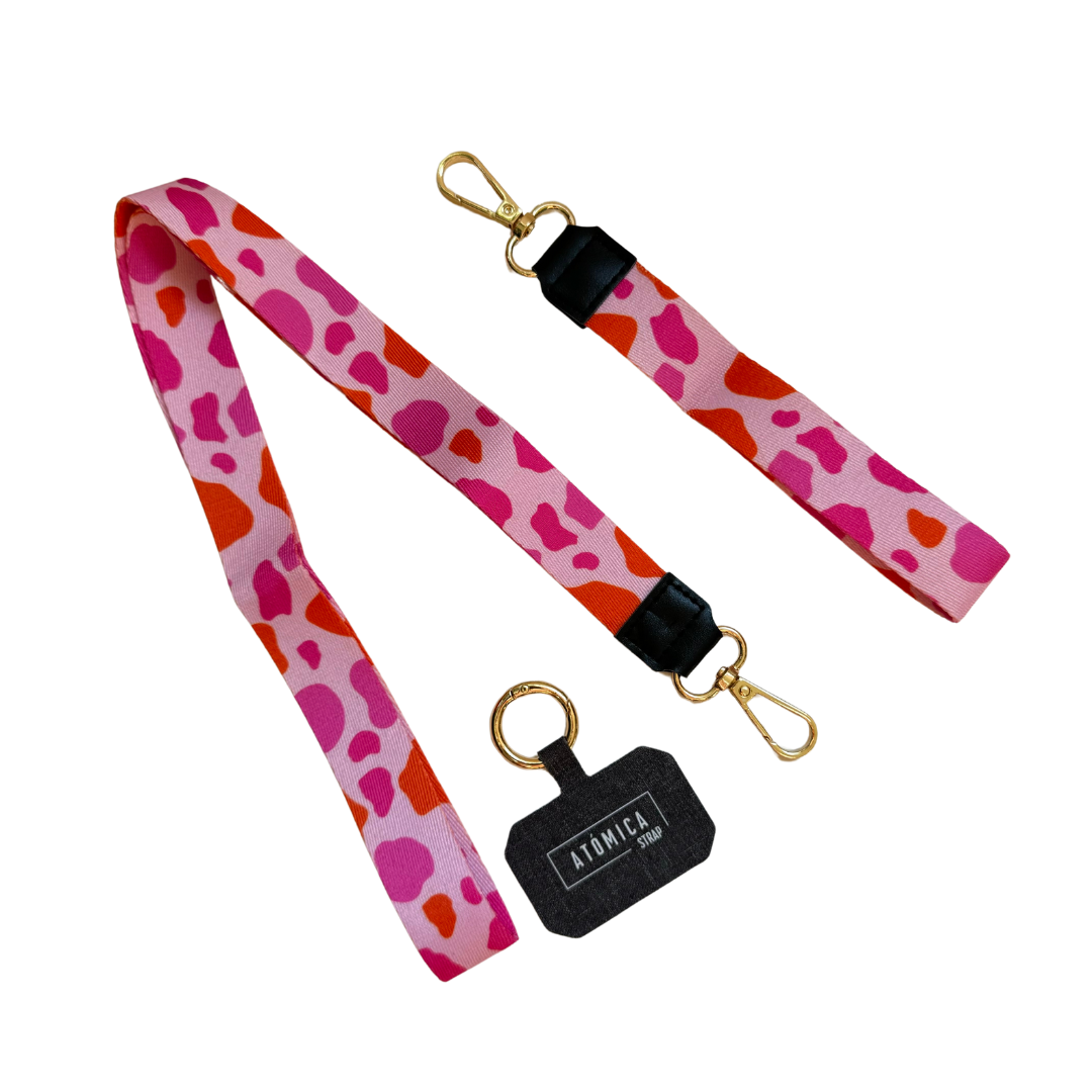 Lanyard Vaca Rosada