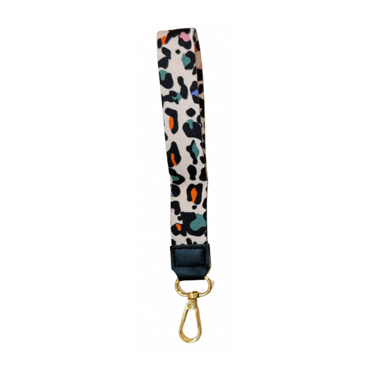 Lanyard Corto Vaca Beige Colores