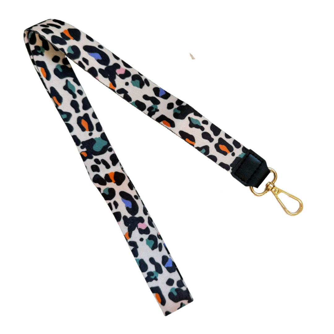 Lanyard Largo Vaca Beige Colores