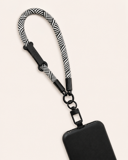 Adaptador Cuerda Corta Pasador Blanco Negro