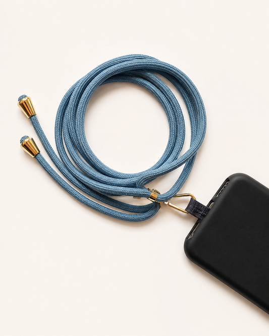 Adaptador y Cuerda Larga Verde Azulado