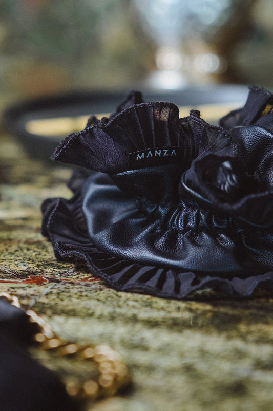 Bambita Savage Black Leather