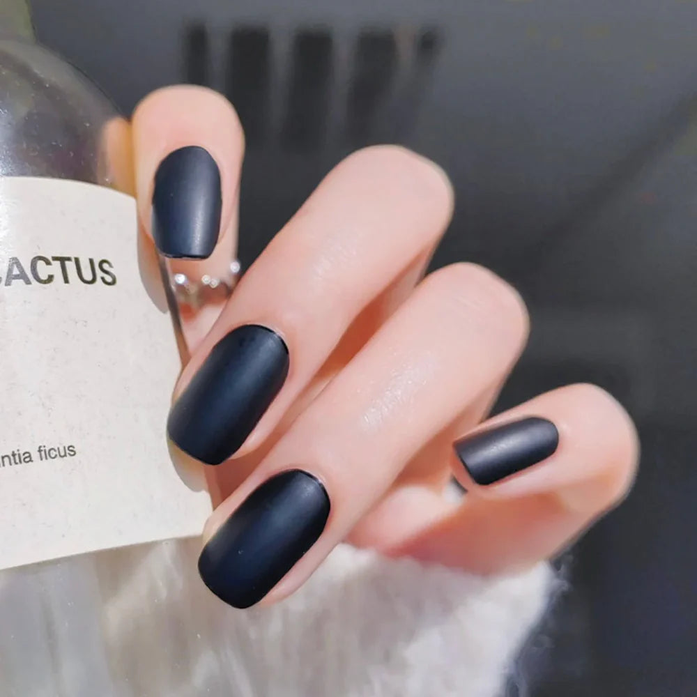 Uñas de Gel Gelify Black Matte