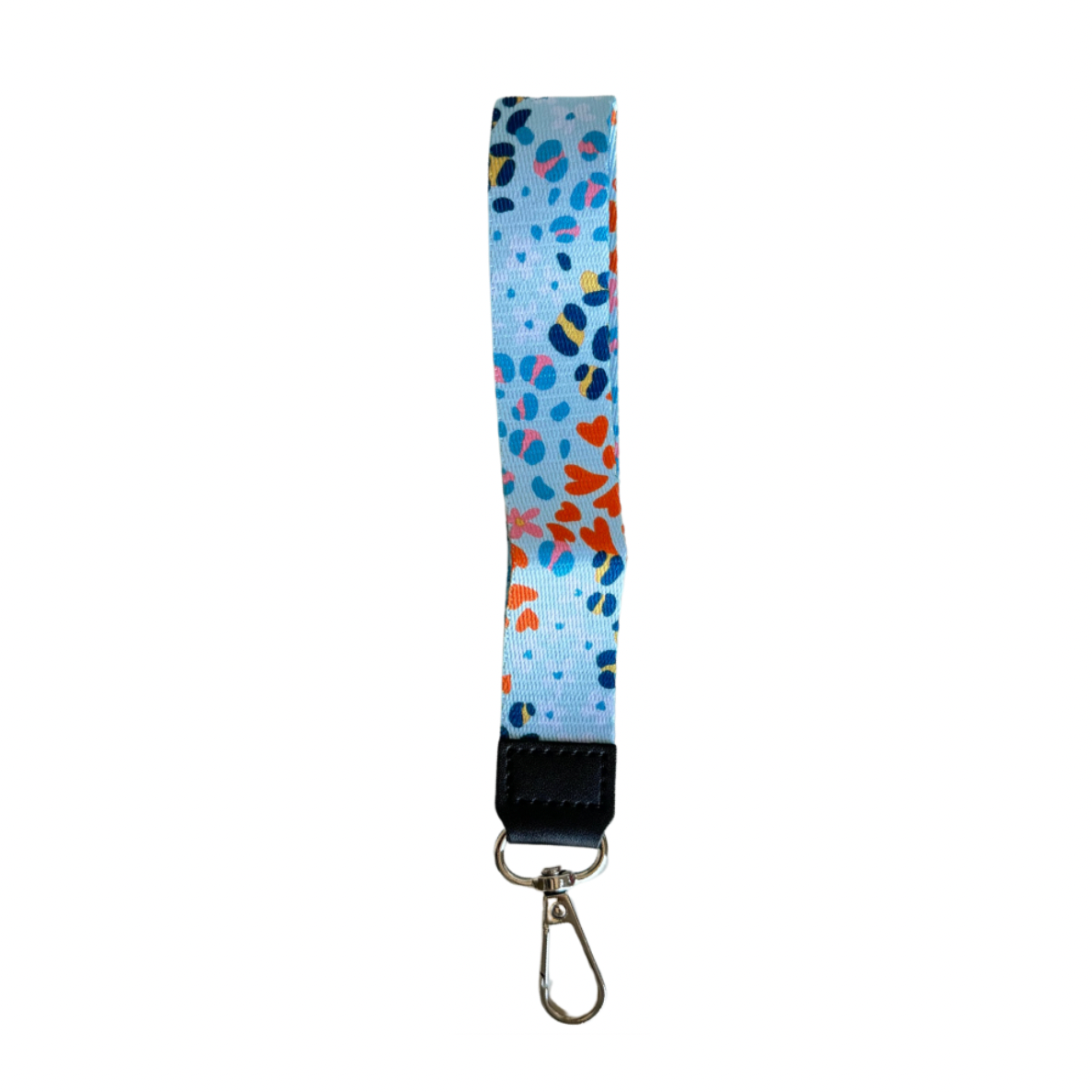 Lanyard Corto Print Celeste