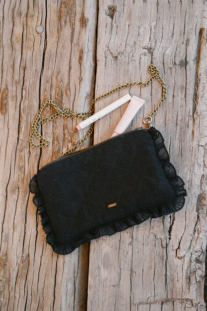 Clutch Negro Lino