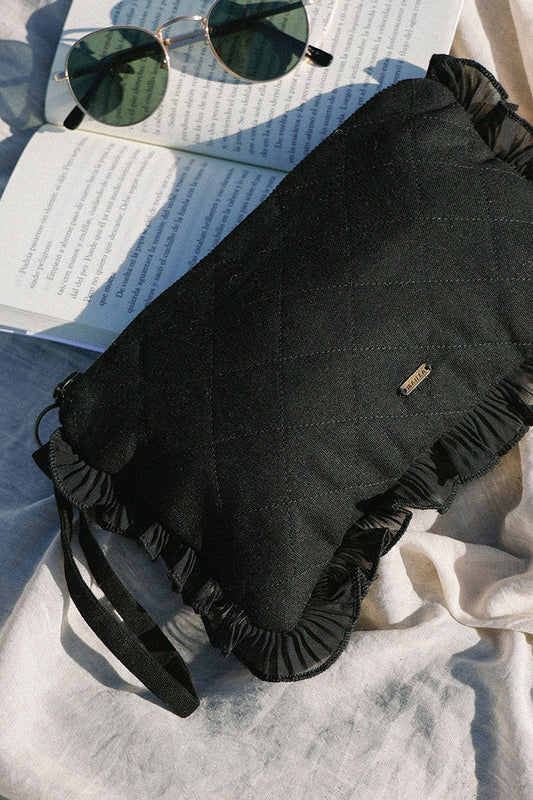 Clutch Negro Lino