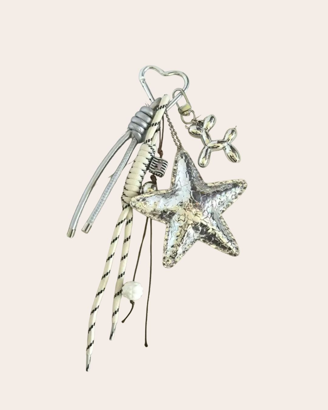 Llavero Estrella Plateado