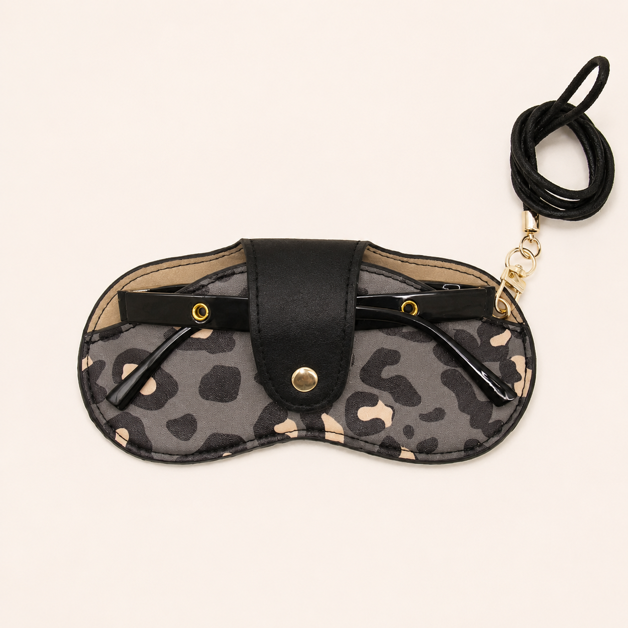 Porta Anteojos Print Gris