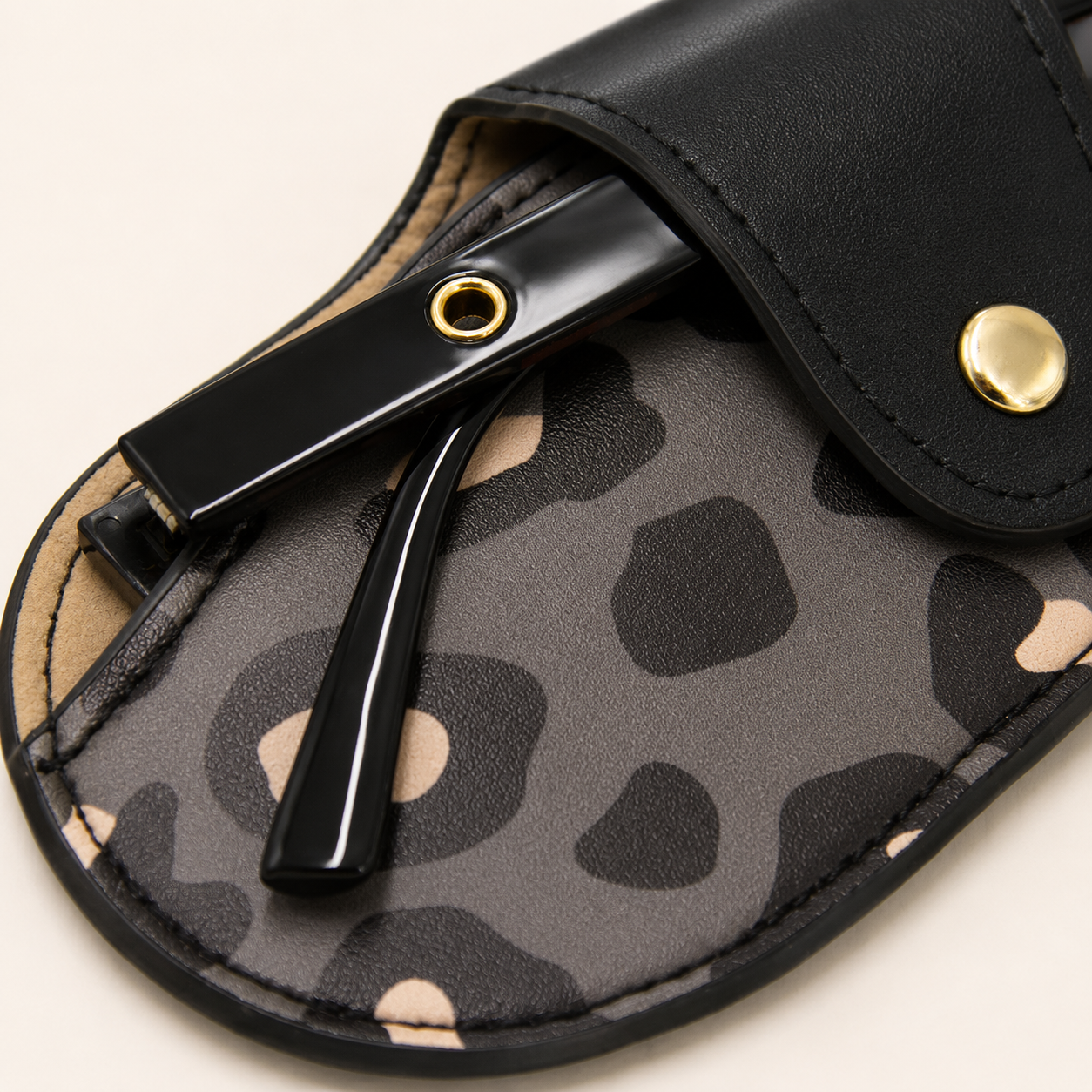 Porta Anteojos Print Gris
