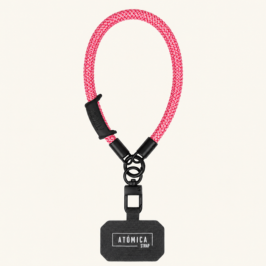 Adaptador Cuerda Corta Pasador  Rosado Jaspeado