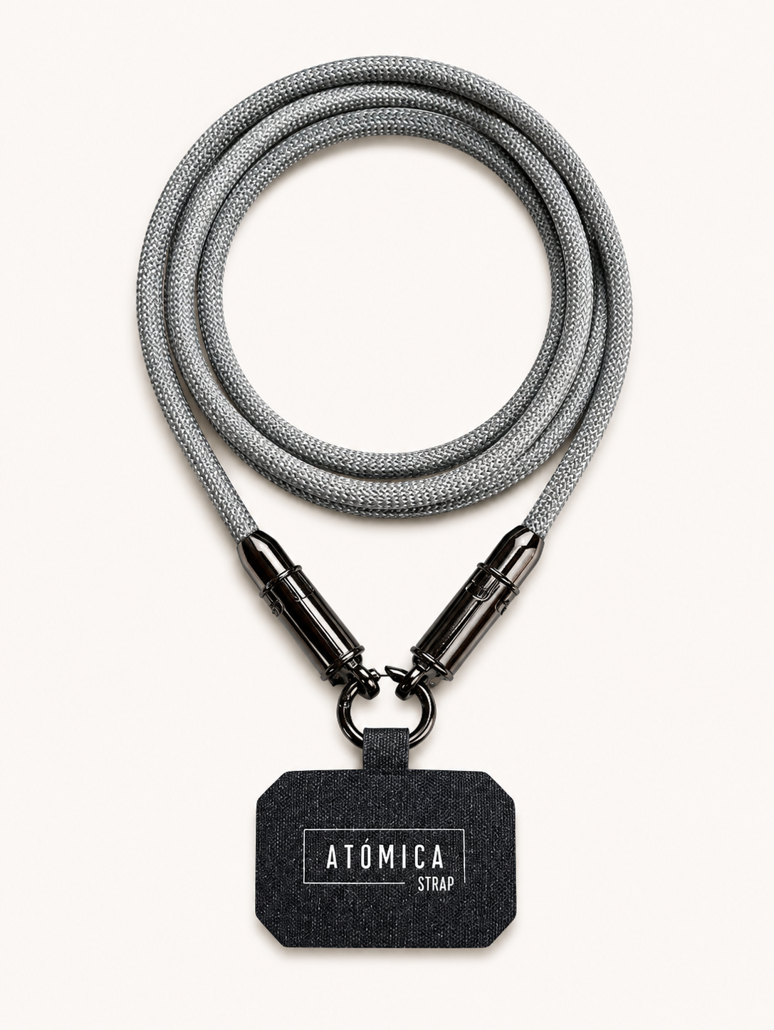 Cuerda Gris Cable USB-C colgante celular