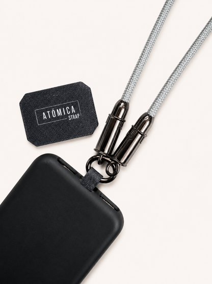 Cuerda Gris Cable USB-C colgante celular