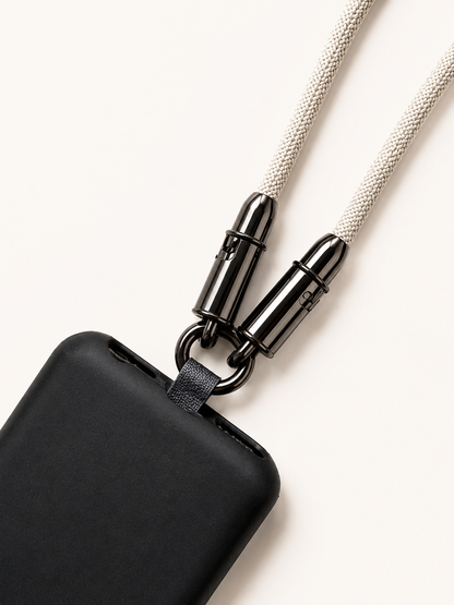 Cuerda Beige Cable USB-C colgante celular