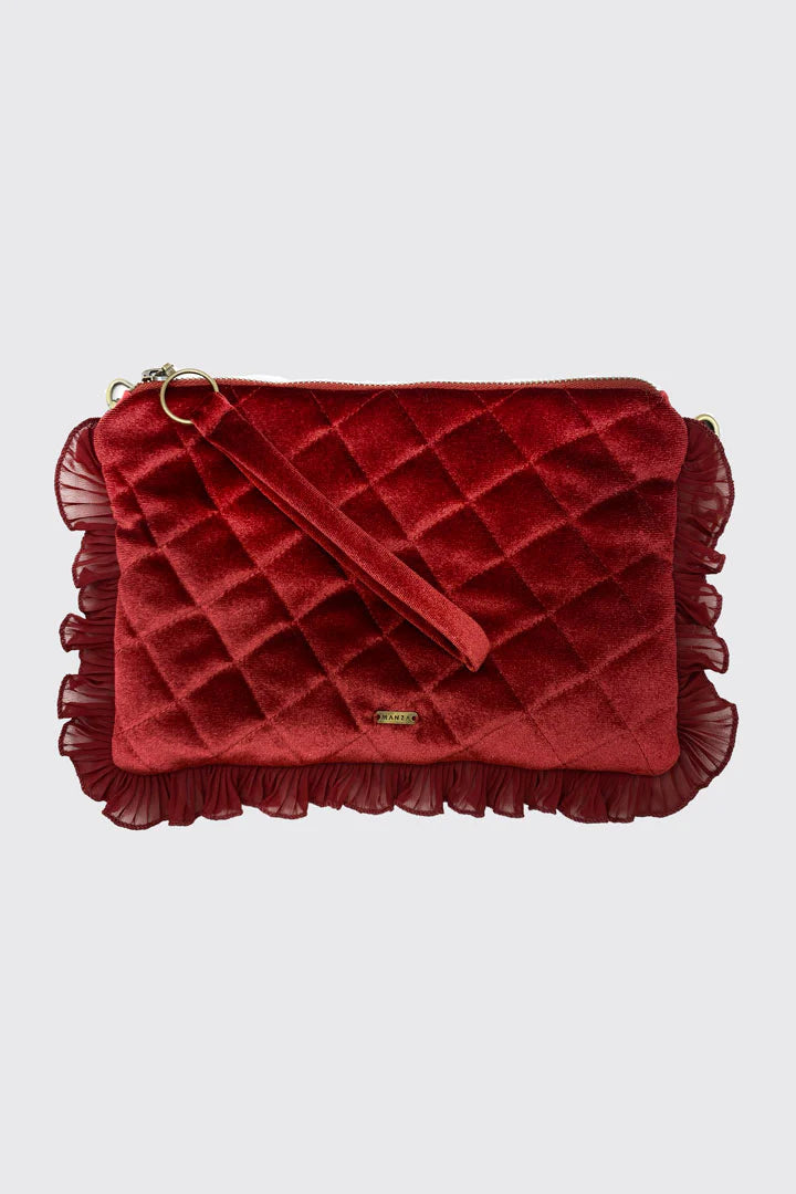 Clutch Savage Burdeo Velvet