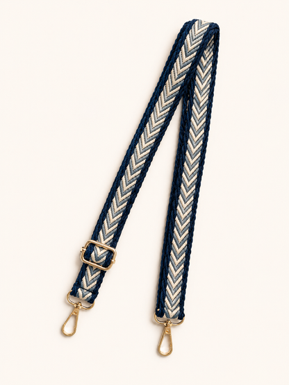 Strap 2 cm Geométrica Azul